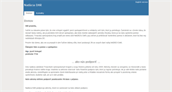 Desktop Screenshot of nadaciadar.trnava-vuc.sk